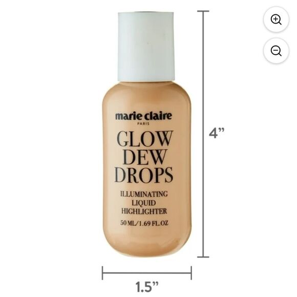 Marie Claire Paris Glow Dew Drops Illuminating Liquid Highlighter, 1.69 fl oz - Picture 4 of 5